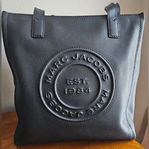 Marc Jacob's Signet Black Leather Tote Bag (Never Worn)